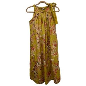 Bellambra italian 100% linen floral dress size S